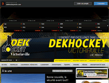 Tablet Screenshot of dekhockeyvicto.com